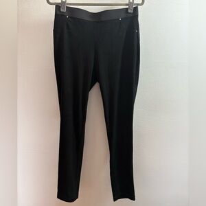 NWOT Calvin Klein Black Faux-Suede Skinny Pants M